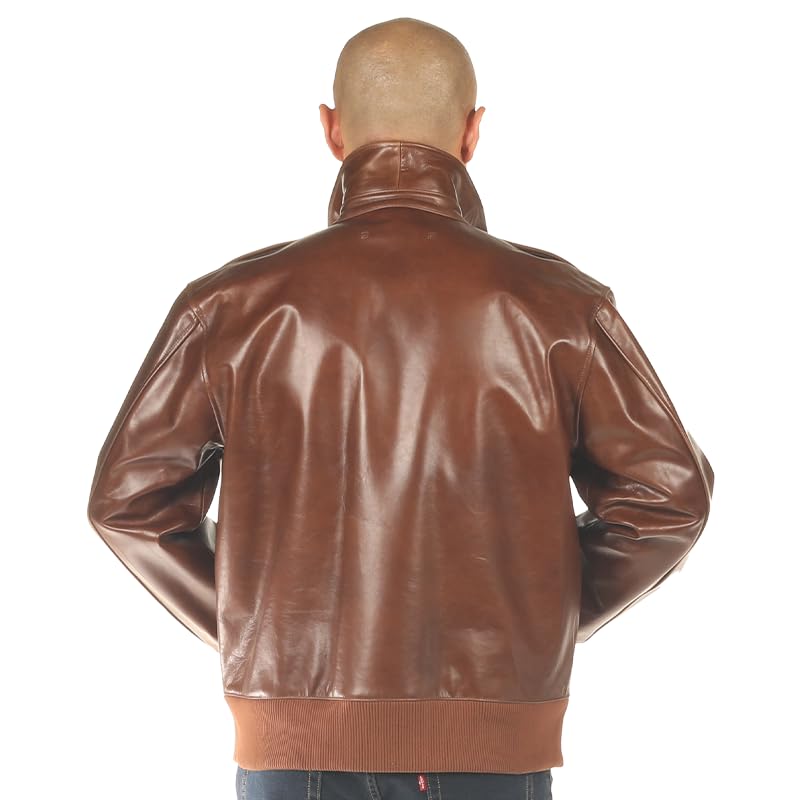 PIECOLOUR A2 bomber leather jacket The first layer of cowhide