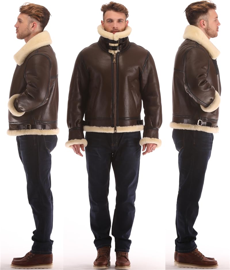 PIECOLOUR B3 bomber leather jacket